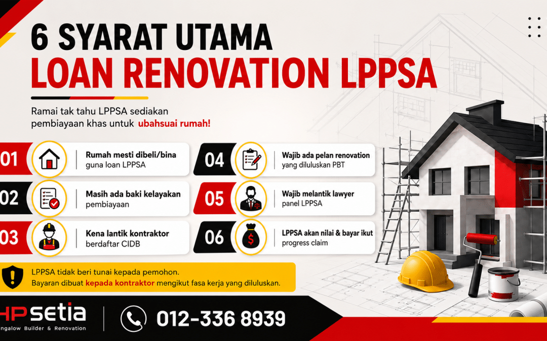 Masih Ramai Yang Tak Tahu LPPSA Boleh Buat Renovation Rumah